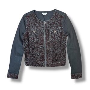 Miss Sixty Floral Pattern Zip Top